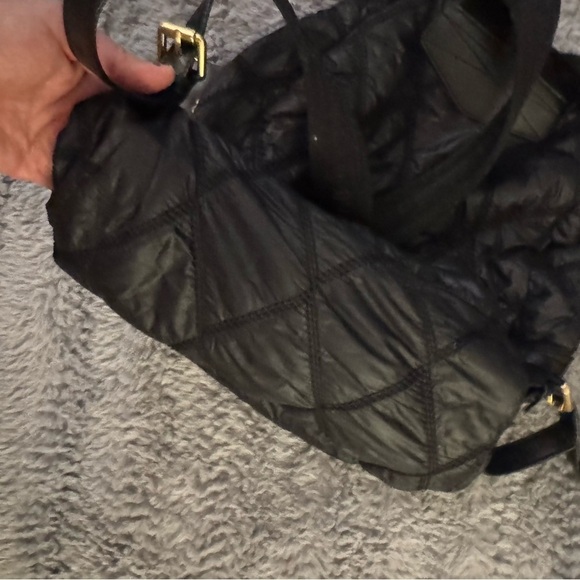 MOSCHINO Couture Black Quilted Nylon Backpack main image 14